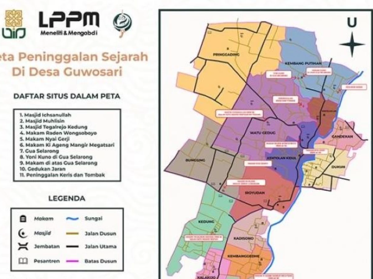 KKN Mahasiswa UIN Sunan Kalijaga Telusuri Jejak Peradaban Islam di Desa Guwosari Bantul