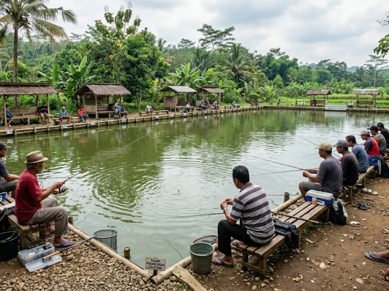 Hukum Mancing di Kolam Pemancingan Sistem Harian