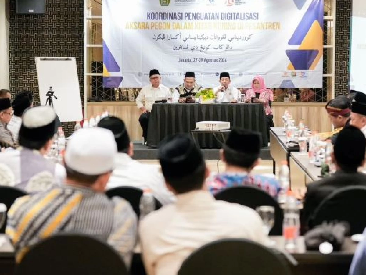Pesantren Didorong Masifkan Penggunaan Aksara Pegon