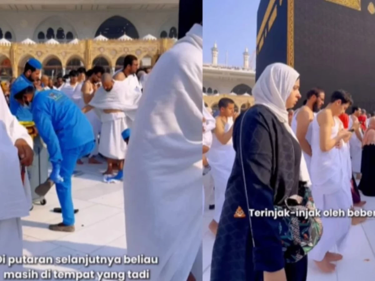 Viral, Kotoran Manusia Tercecer dan Terinjak di Area Ka'bah, Sahkah Tawafnya?