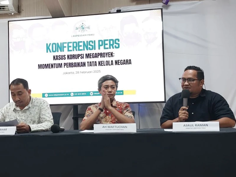 Lakpesdam PBNU Desak Percepatan Pembahasan dan Pengesahan RUU Perampasan Aset Hasil Tindak Pidana