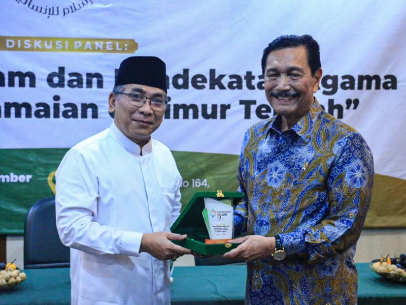 Luhut B Pandjaitan: NU Harus Mimpin Perdamaian di Timur Tengah lewat Humanitarian Islam