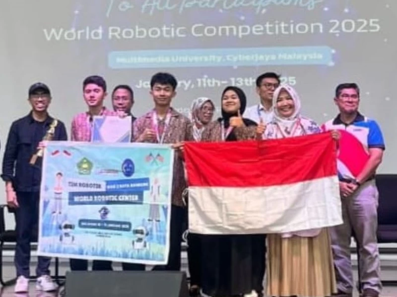 Maju di Kompetisi Internasional di Malaysia, Tim Robotik MAN 2 Kota Bandung Sabet 3 Piala