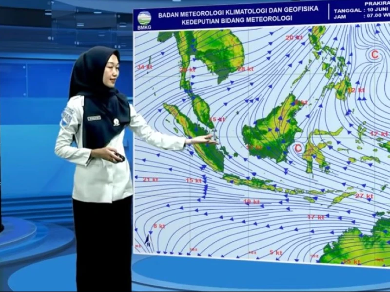 BMKG: Hujan Petir Berpotensi Mengguyur Bengkulu, Pontianak, Pangkalpinang, Ternate pada Rabu 10 Juni 2026