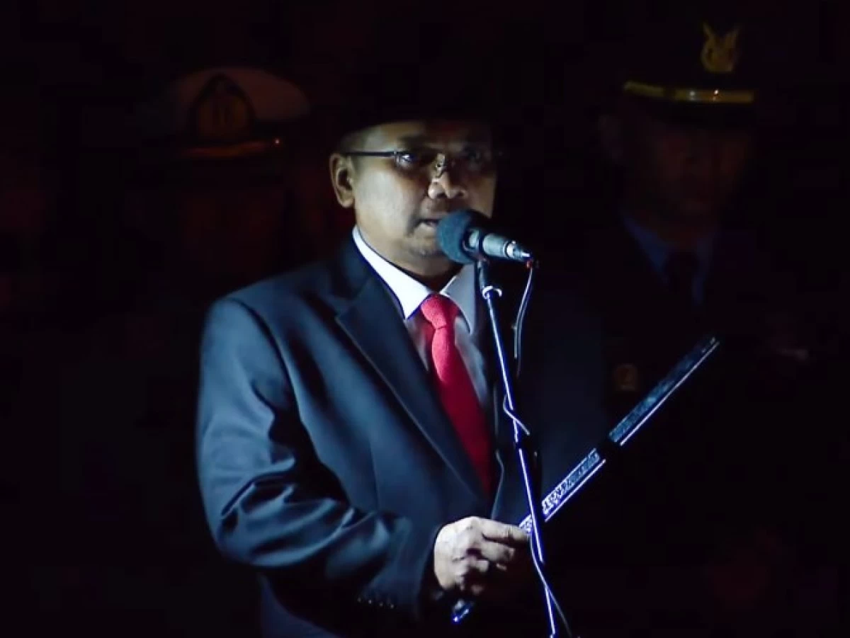Pimpin Doa Apel Kehormatan dan Renungan Suci, Menag Yaqut Sampaikan Harapan di Ibu Kota Baru
