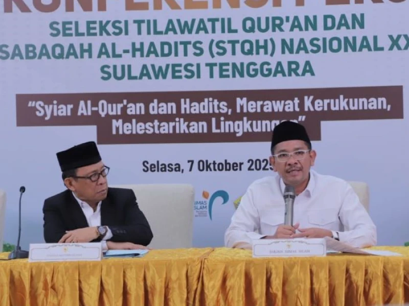 Ribuan Hafiz dan Penghafal Hadits Bakal Ramaikan STQH Nasional di Kendari