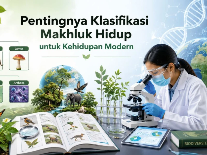 Pentingnya Klasifikasi Makhluk Hidup untuk Kehidupan Modern