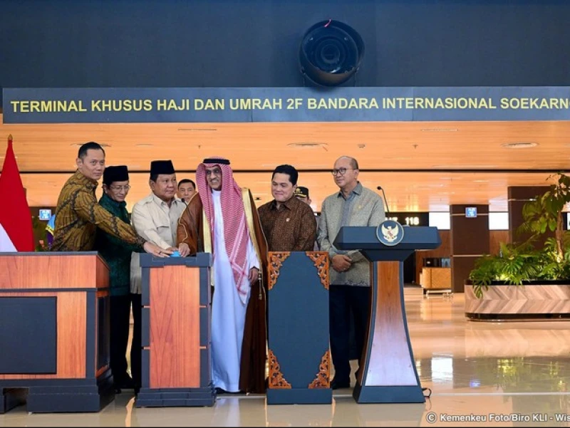 Transkrip Sambutan Presiden RI pada Peresmian Terminal Khusus Haji di Bandara Soetta
