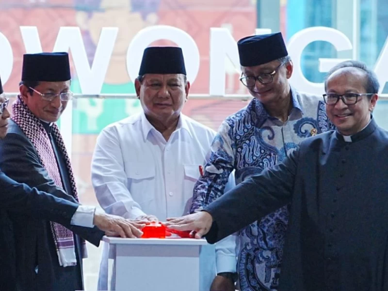 Terowongan Silaturahim Penghubung Masjid Istiqlal dan Gereja Katedral Diresmikan Presiden Prabowo