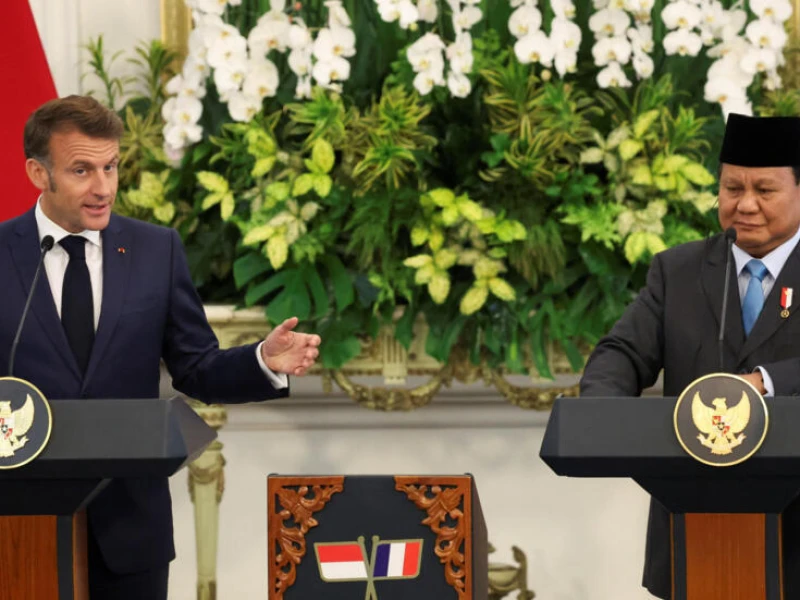 Transkrip Pernyataan Pers Bersama Presiden RI dan Prancis di Istana Merdeka pada 28 Mei 2025