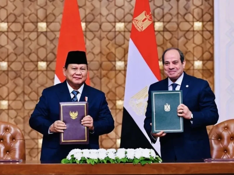 Indonesia-Mesir Sepakat Tingkatkan Kemitraan Strategis