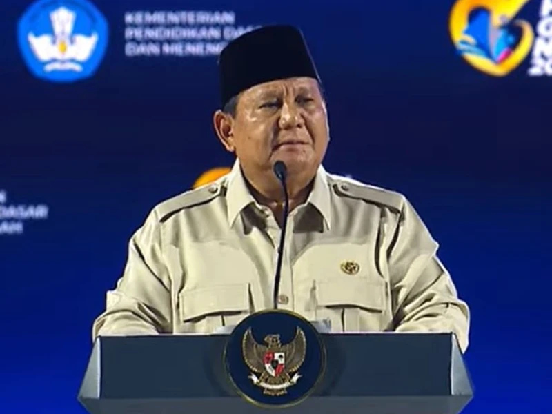 Presiden Prabowo Dukung Guru Tegas dalam Mendidik Murid