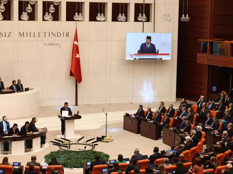 Transkrip Pidato Kenegaraan Presiden Prabowo di Parlemen Turki, 10 April 2025