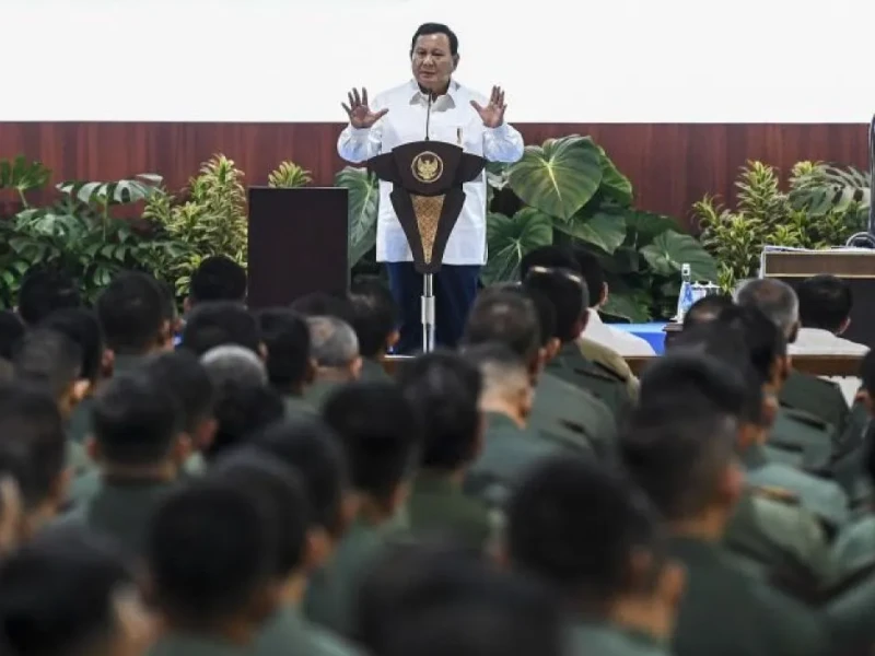 Transkrip Pengarahan Presiden RI Kepada Komandan Satuan TNI pada 7 Februari 2025