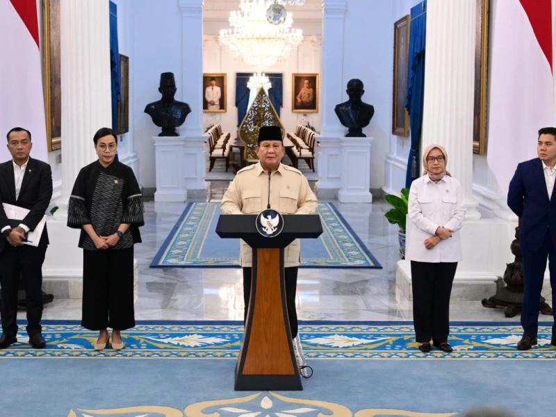 Transkrip Keterangan Pers Presiden RI Terkait THR dan Gaji 13 Aparatur Negara Tahun 2025