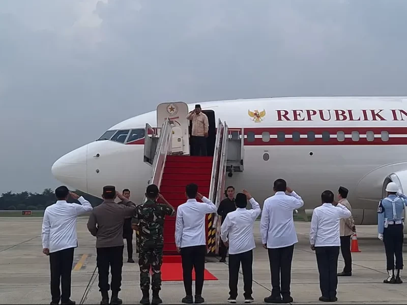 Transkrip Keterangan Pers Presiden Prabowo Sebelum Bertolak ke India, Januari 2025
