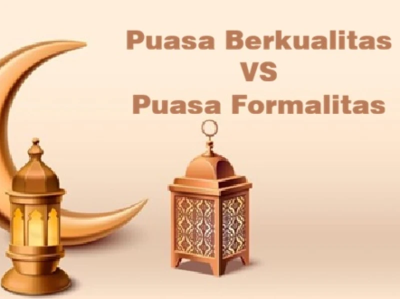 Khutbah Jumat: Menjadikan Puasa Berkualitas, Bukan Formalitas