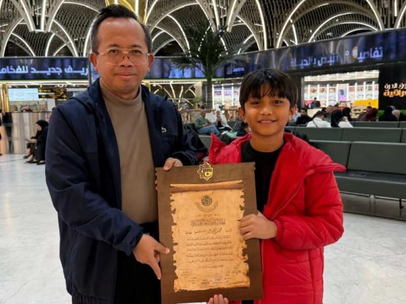 Qari Cilik Indonesia Juara I MTQ Internasional di Irak