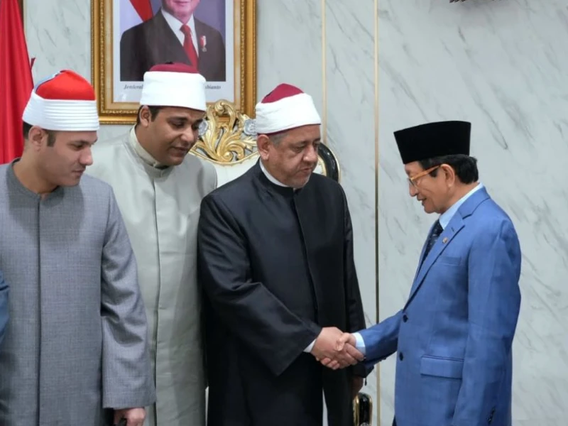 Menag Terima Delegasi Qari dan Dai Al-Azhar untuk Safari Dakwah Ramadhan ke Berbagai Daerah di Indonesia