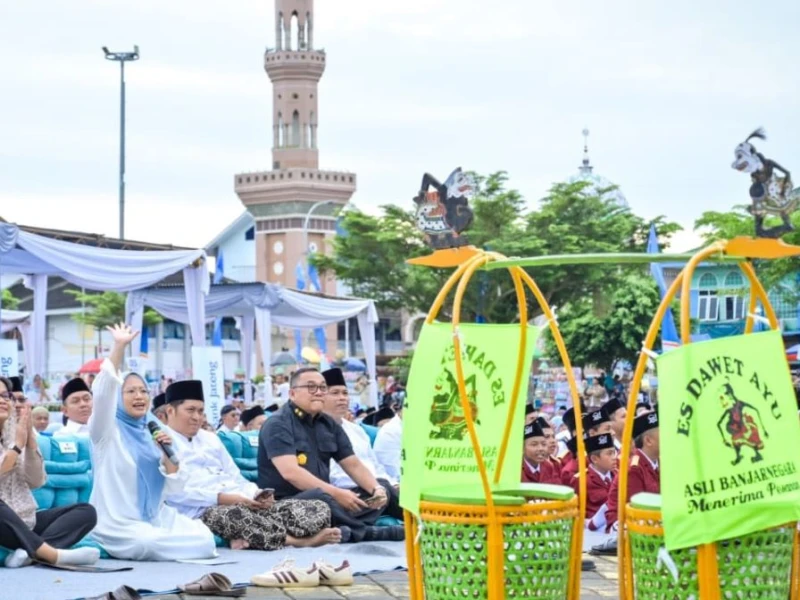 Diminum saat Bukber, 45 Ribu Gelas Dawet Ayu Banjarnegara Pecahkan Rekor Dunia