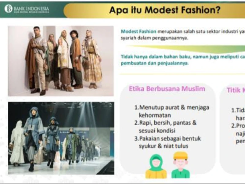 Peringkat Modest Fashion Indonesia Puncaki Dunia, Potensi Ekonomi Syariah Melesat