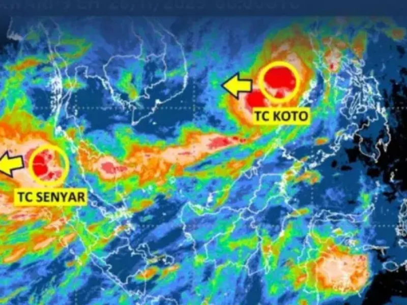 Waspadai Dampak Siklon Senyar dan Koto, BMKG Peringatkan Hujan Angin di Sumatera