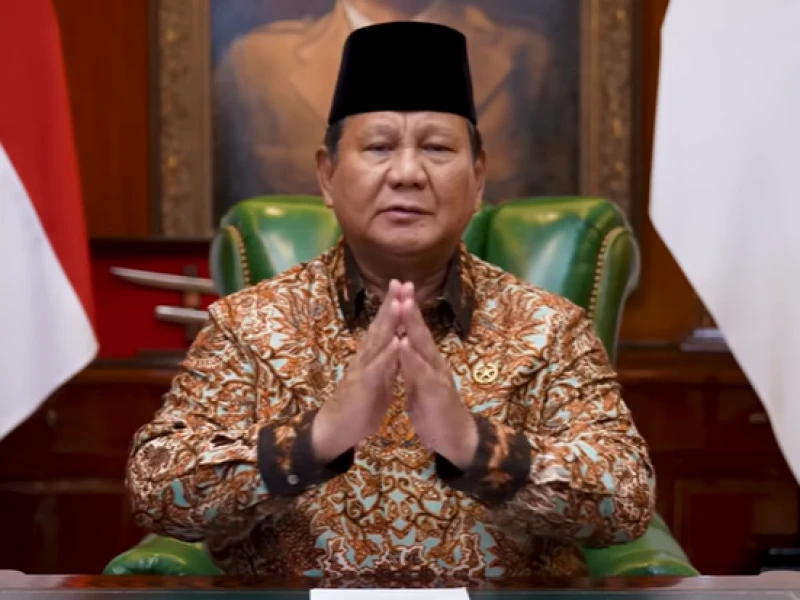 Ucapkan Selamat Natal, Prabowo: Hati Kita Tertuju kepada Sumatra