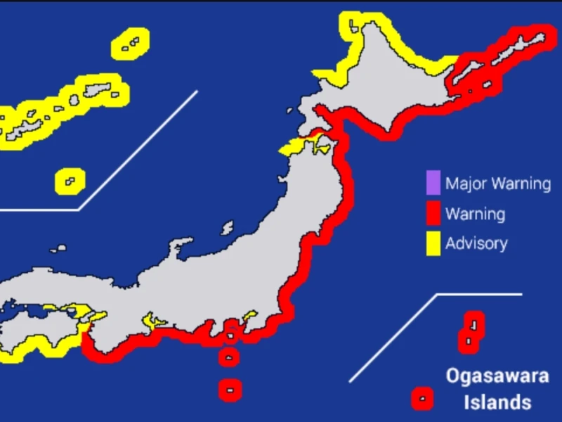 Tsunami 3 Meter Bakal Hantam Jepang Setelah Gempa Berkuatan 8,7 di Laut Rusia