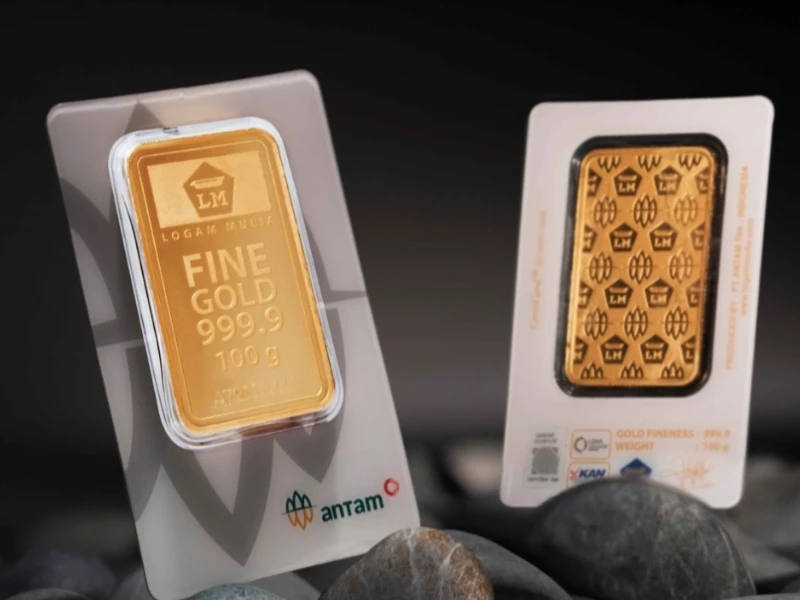 Harga Jual Emas Antam Hari Ini Terpantau Turun Rp 16.000