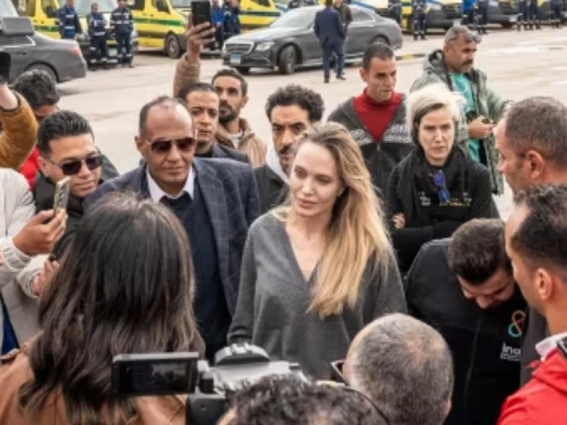 Berkunjung ke Rafah, Angelina Jolie: Gencatan Senjata Harus Bertahan