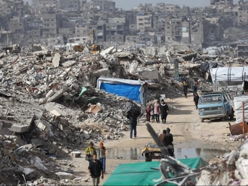 Butuh Lebih dari 7 Tahun buat Bersihkan Puing-puing Bangunan Hancur di Gaza