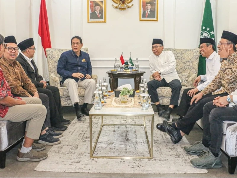 Pertemuan dengan Menkeu Purbaya, Gus Yahya: Alhamdulillah Pak Menteri Terbuka Membantu NU