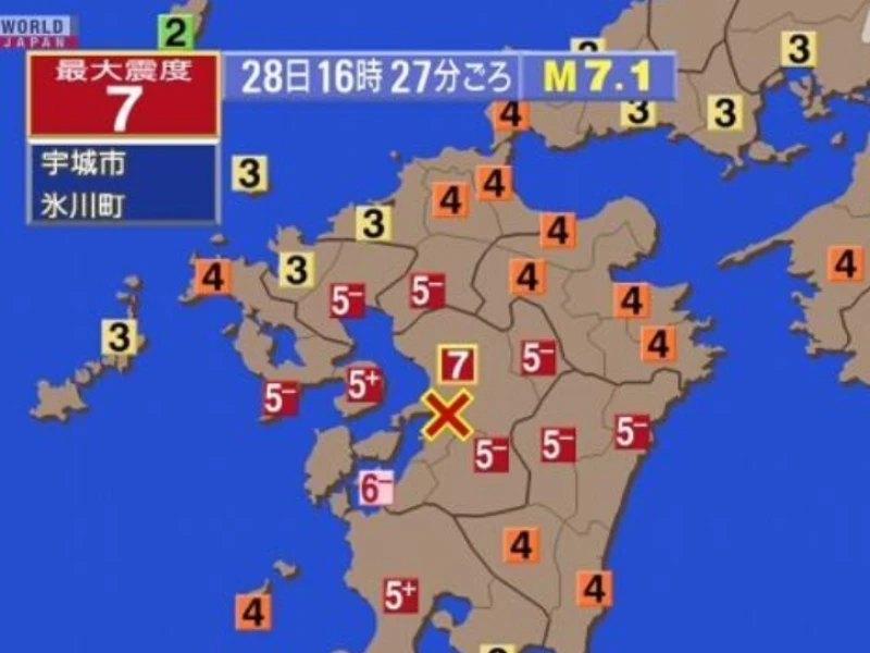Peringatan Tsunami Jepang Setelah Diguncang Gempa Berkekuatan 7,1