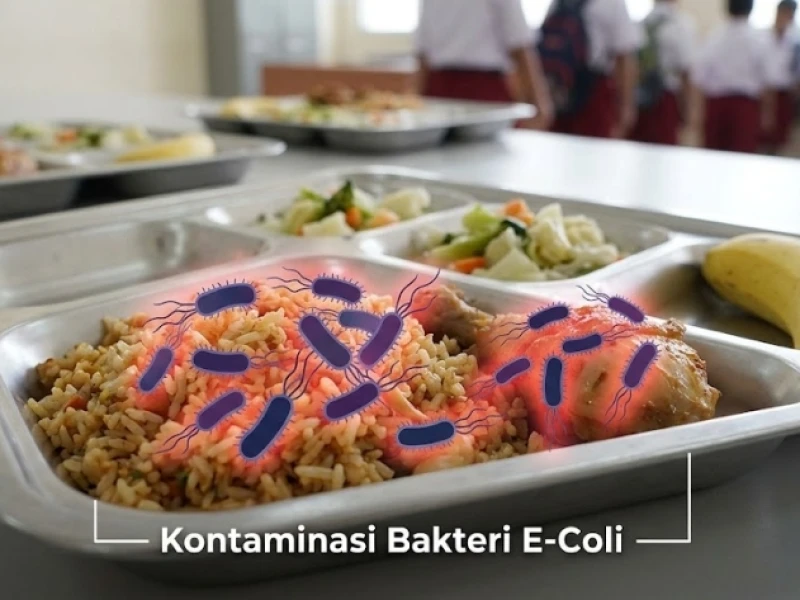 Temuan Bakteri E-Coli Dalam Menu MBG Kasus Papua-Semarang, Seberapa Bahayanya Bagi Anak-anak?