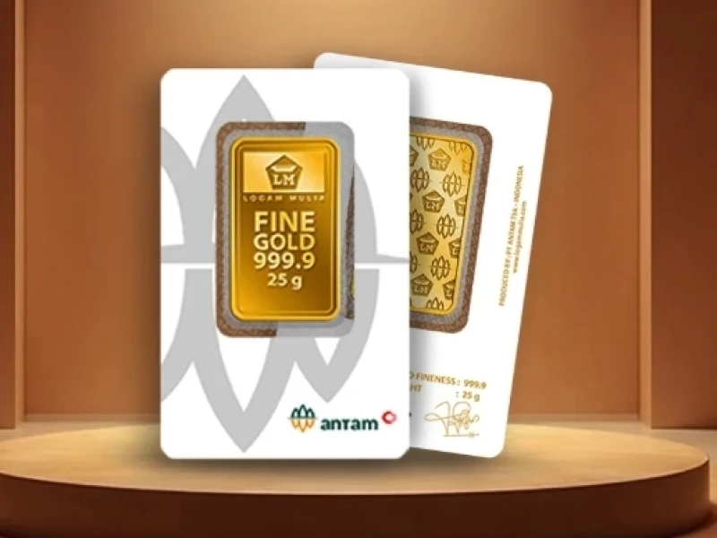 Harga Emas Antam Naik Tipis, Produk Lain Masih Fluktuatif