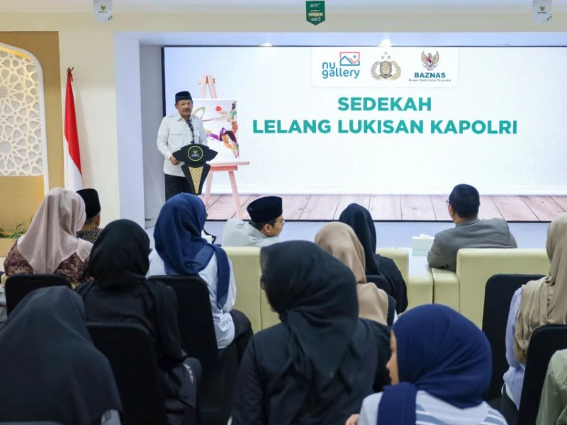 Seni untuk Kemanusiaan: NU Gallery Salurkan Rp330 Juta Hasil Lelang Lukisan Kapolri ke BAZNAS RI
