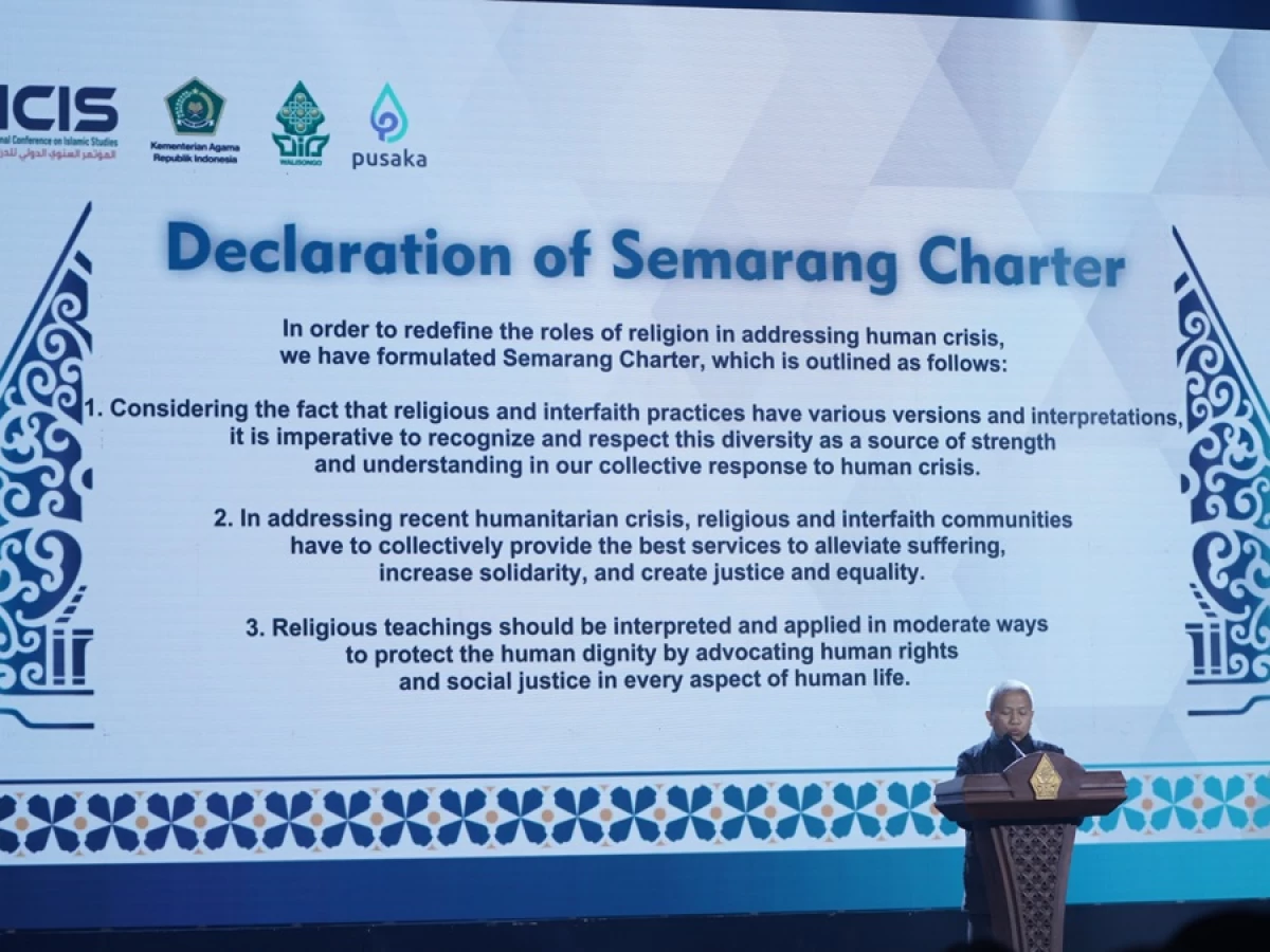 AICIS 2024 Hasilkan Semarang Charter, Ini 9 Butir Deklarasinya