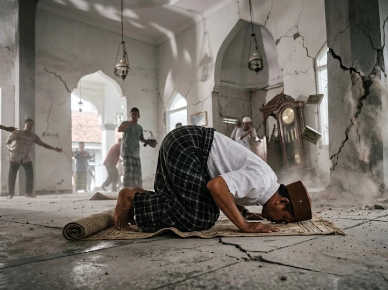 Lanjutkan, Berhenti, atau Sholat Sunnah saat Gempa?