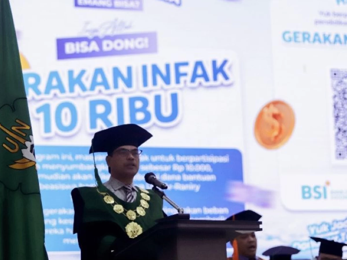 Gerakan Infak Rp10 Ribu, Dukungan UIN Ar-Raniry pada Pendidikan Mahasiswa Kurang Mampu