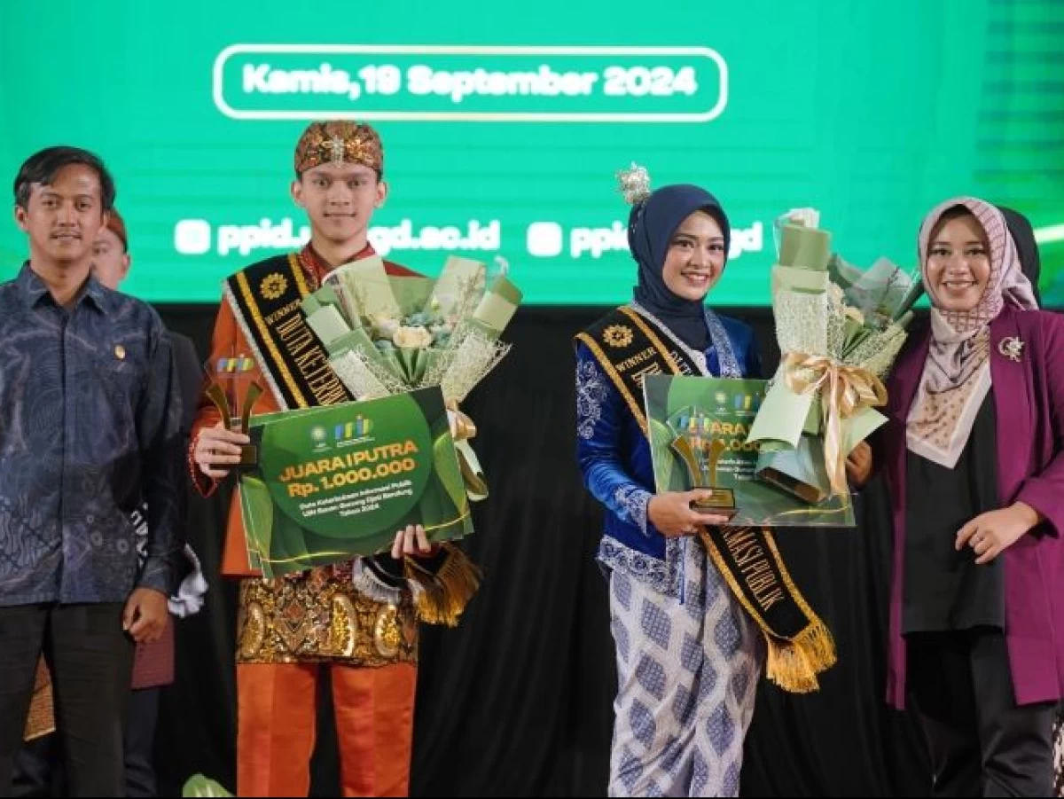 UIN Bandung Punya Duta Keterbukaan Informasi Publik 2024, Ini Daftar para Juaranya