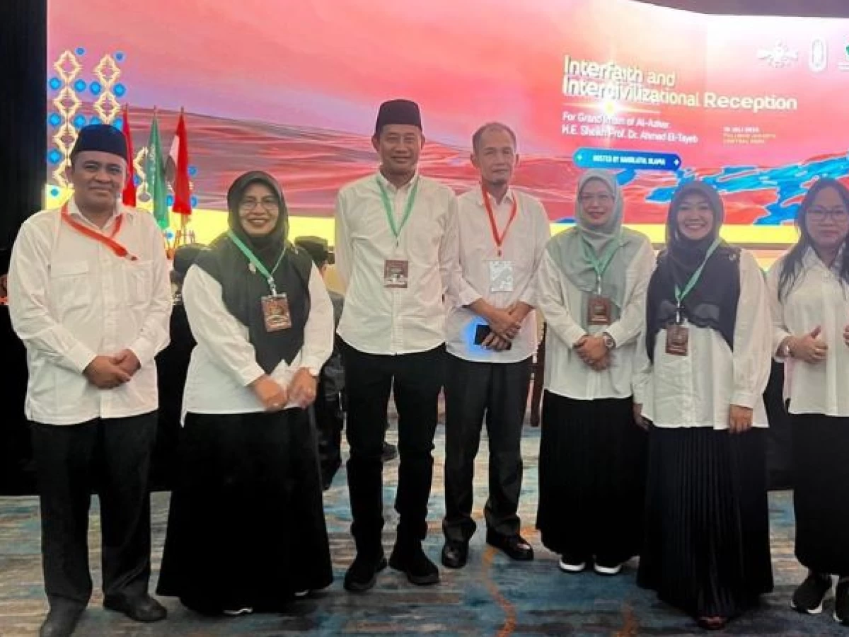 Hadiri Interfaith and Intercivilizational Reception Bersama Grand Syekh Al-Azhar, PTKIN Dukung Persatuan Antarmanusia