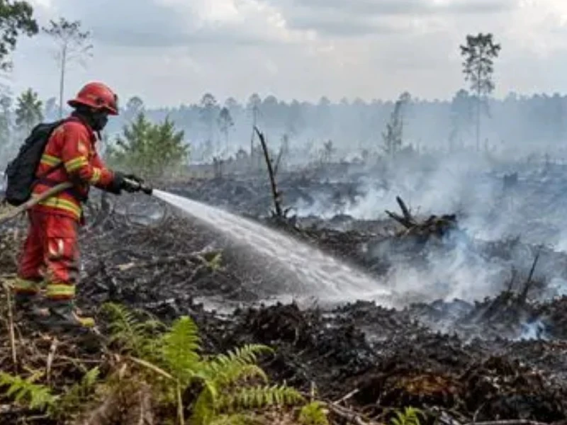 Pakar UGM: Kebakaran Lahan Gambut Sulit Dipadamkan karena Api Menjalar ke Bawah Tanah