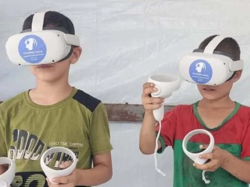 Mengusir Trauma Bocah Gaza dengan Terapi Realitas virtual