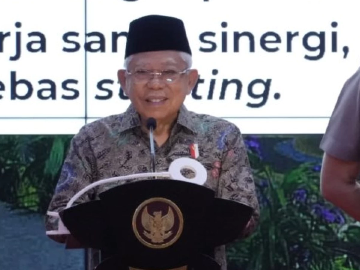 Wapres KH Ma'ruf Amin Minta Semua Pihak Bersinergi Tekan Stunting