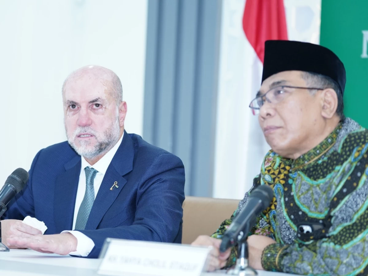 Penasihat Presiden Palestina Mahmoud Al Habbash Temui Ketum PBNU