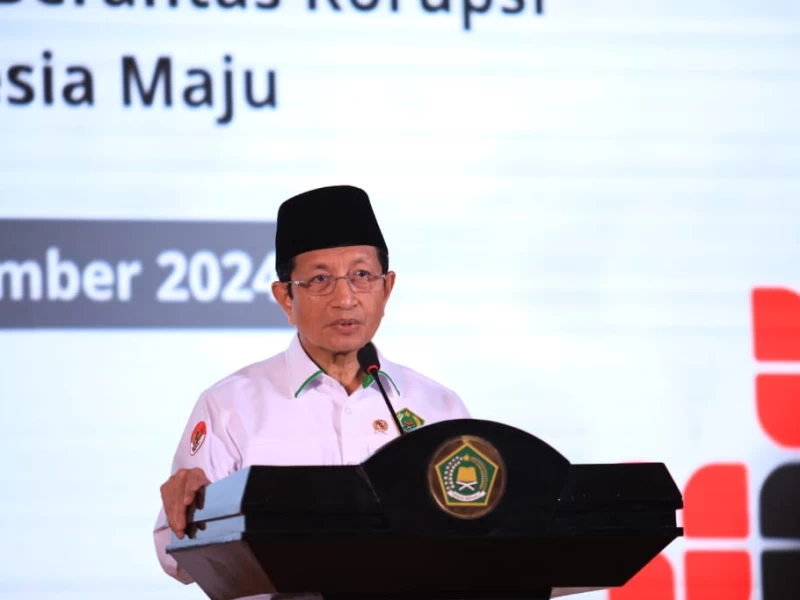 Menag Nasaruddin: Jika Ada yang Korupsi Maka Segala Rencana Ambruk