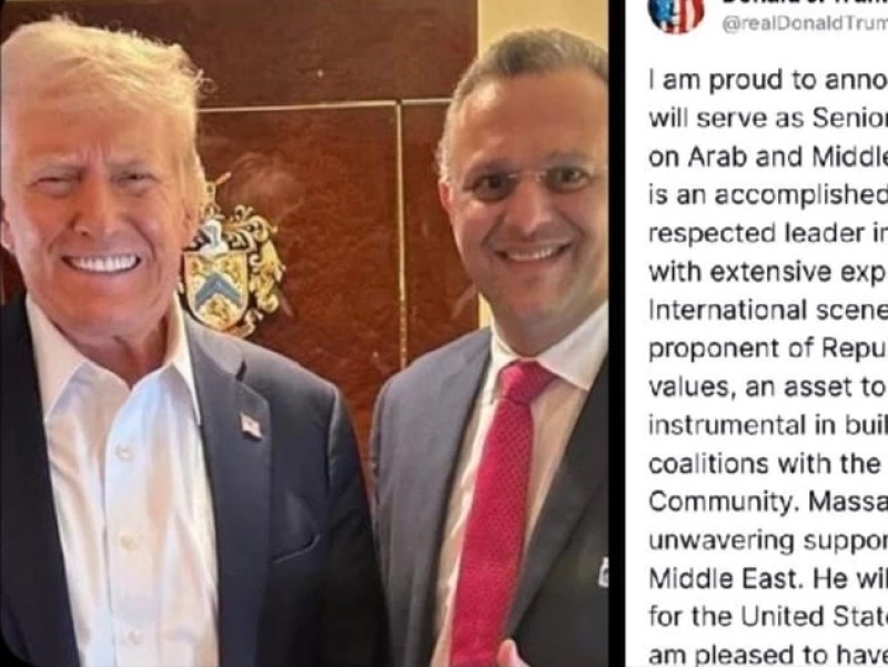Sosok Massad Boulos, Besan Trump yang Ditunjuk Jadi Penasihat Timur Tengah