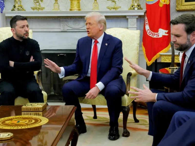 Trump dan Zelenskyy Debat Sengit di Gedung Putih, AS-Ukraina Pecah Kongsi?