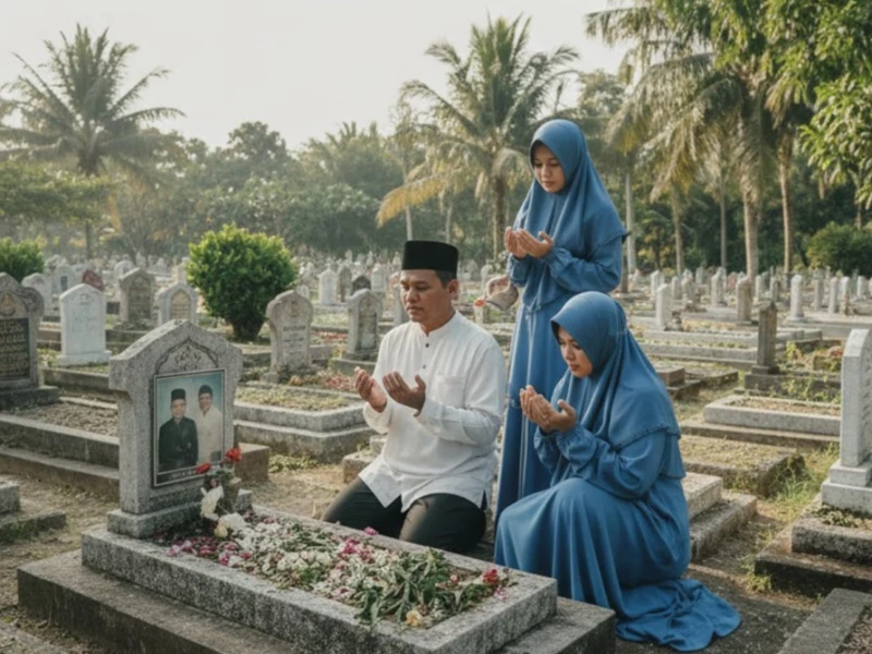 Anjuran dan 6 Hikmah Ziarah Kubur Jelang Ramadhan